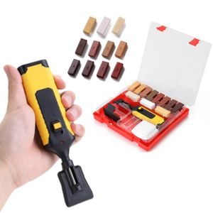 Furniture Scratch Fix Wax Set with 11-Piece Waxes