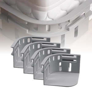 Home Living Bedding Other Bedding: 4-Piece Open Corner Bed Sheet Holder with Lock Strips