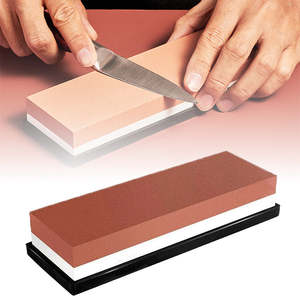 Home Living Kitchen Knives Blocks: Dual Water Stone Knife Sharpener