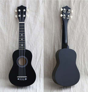 Home Living: Ukulele 21 inch Basswood -Black