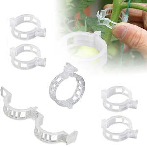 Garden: Garden Plant Support Veggie Clips - 100 Pack