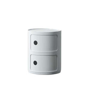 Storage Organisation: Nordic Style Round Storage Cabinet