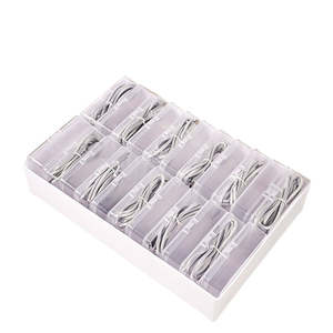 Storage Organisation: 22-Grid Cable Organizer Box