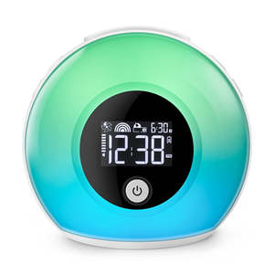 Home Living Home Decor Lighting Lamps: Wireless LED Night Lamp Alarm Clock and Bluetooth Speaker- USB Charging