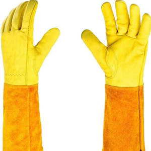 Thorn Proof Long Garden Gloves -Yellow