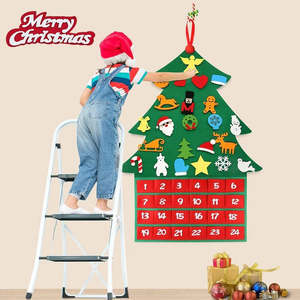 Home Living Home Decor Christmas Decorations: Felt Christmas Tree and Advent Calendar