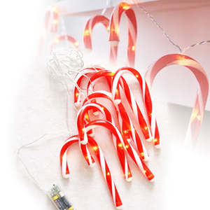 Home Living Home Decor Christmas Decorations: Candy Cane String Light