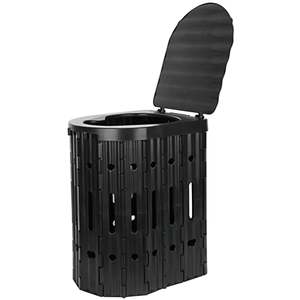 Sports Outdoors Camping Equipment 1: Portable Camping Toilet with Lid -41cm