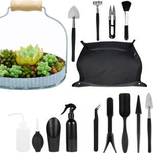 Diy Garden Pet Garden Centre Garden Tools: Mini Garden Tool Set for Succulent Planting- 14 Piece