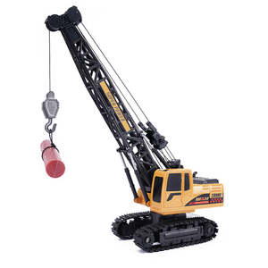 Toys Games: 8 Channel Remote Control Truck Crawler Tower Crane
