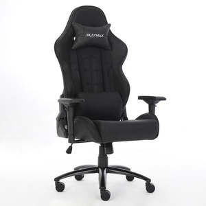Playmax Fabric Gaming Chair - Black