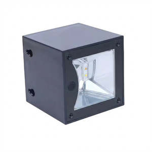 Smart Sensor Solar Square Wall Lamp for Outdoor Fence