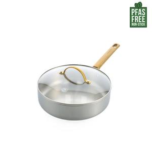 Home Living Kitchen Cookware: Greenpan Padova Stainless Steel Pfas Free Saute Pan 24Cm/2.8L