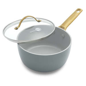 Greenpan Padova Smokey Blue Pfas Free Covered Saucepan 18Cm / 2.01L