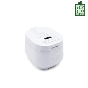 Home Living Kitchen Cookware: Greenpan Rice Cooker White 2L/8 Cups - Pfas Free