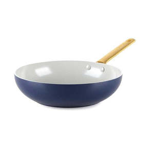 Greenpan Padova Navy Blue Pfas Free Open Wok 28Cm/ 3.7L