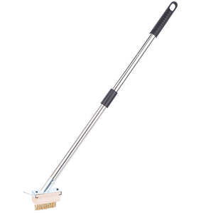 Multi-Section Stainless Steel Crevice Weeding Brush