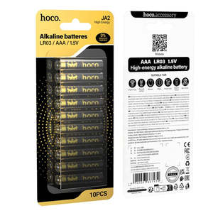 Under 10: Hoco AAA Alkaline Batteries 10 Pack