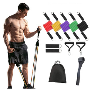 Sports Outdoors: Exercise Training Resistance Bands Set 150lbs