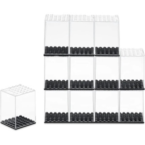 Toys Games: Minifigures Display Case 5 Pack