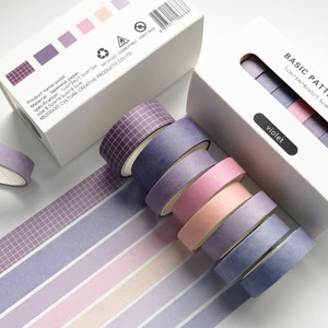 Stationary Office: 8 Rolls Washi Tape Masking Tape Set - 2 Pack