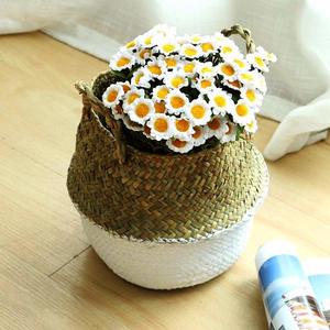 Frontpage: Woven Seagrass Flower Baskets Garden Flower Pot Xl