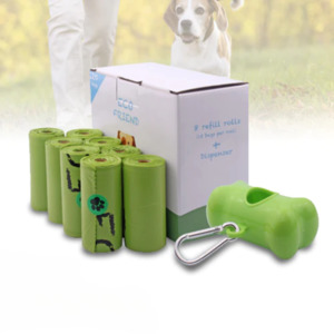 Dog Poop Bags with Dispenser – 120 Leak-Proof Eco Bags