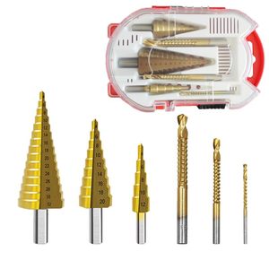 Home Living: 6Pcs Step Drill Bit Set