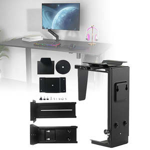 Universal Under Desk Wall Mount Computer Case Holder