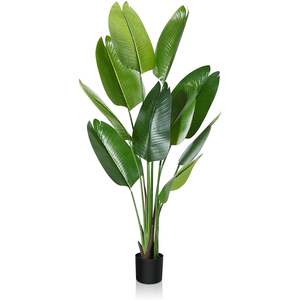 Garden: Artificial Plastic Tropical Palm Tree Ravenala 160 Cm