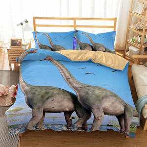 3D Brontosaurus Duvet Cover Set