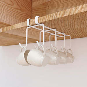 8 Hook Under Cabinet Cup Organiser 2 Pack