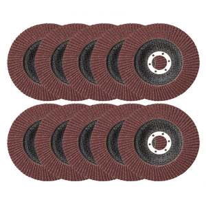 50 Pack 125mm 80 Grit Flap Sanding Discs for Angle Grinder