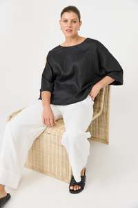 Tops: Studio Relaxed Top - Ebony
