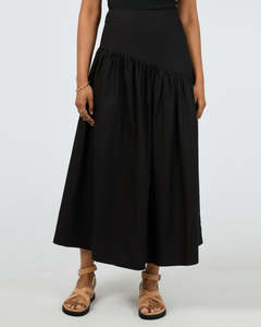 All About Eve Essential Asym Maxi Skirt - Black