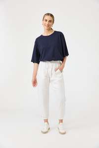 Bottoms: Studio Relaxed Pants - Salt