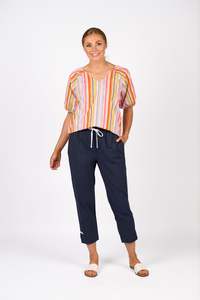 Knewe Checker Pant - Ink/White