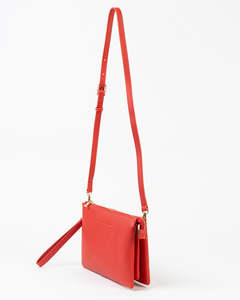 Accessories: Stella + Gemma Frankie Bag - Red Rouge