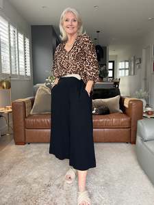 Sale Rac: Lemon Tree Gianna Top - Leopard Print