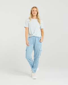 Sale Rac: et alia Twist Tee - Sky Stripe