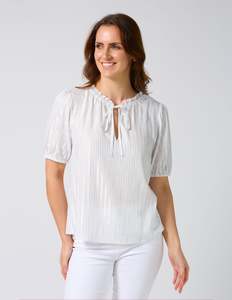 Stella + Gemma Arlo Blouse - Santorini Stripe