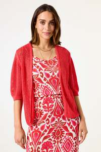 Best Sellers: Garcia Freya Cardigan - Ruby Red