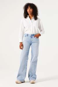 Jeans: Garcia Celia Wide Jeans - Light Used