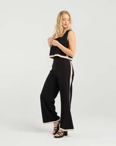 et alia Priscilla Pant - Noir Lines
