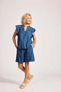 eb&ive Melenia Denim Short - Indigo