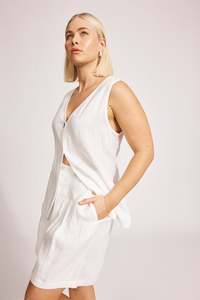 eb&ive Miramar Vest - White