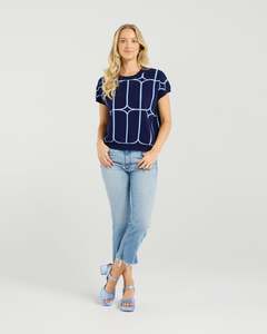 Sweaters Hoodies: et alia Sedgewick Knit - Twilight Trellis