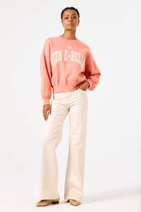 Sweaters Hoodies: Garcia Vita E-Bella Sweat - Peach Sorbet