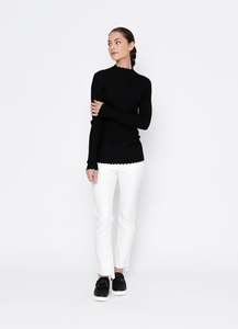 Two By Two Derby Top - Black