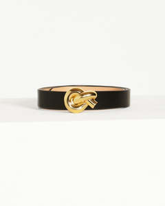 Belts: Fate + Becker Knot Belt - Black
